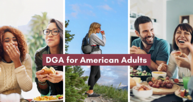 Dietary Guidelines for Americans for Adults Ages 19-59