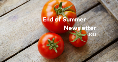 End of Summer Newsletter 2022